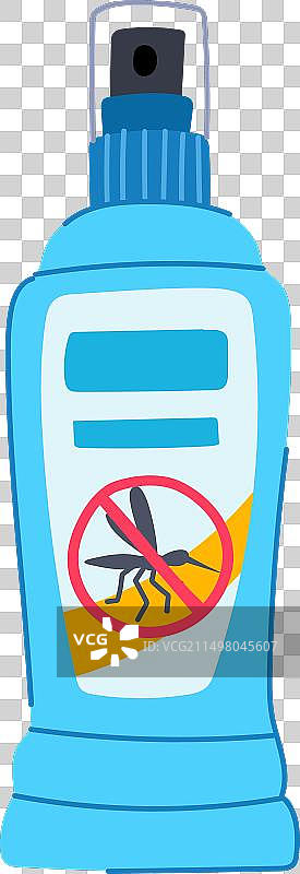 卡通驱蝇剂图片素材