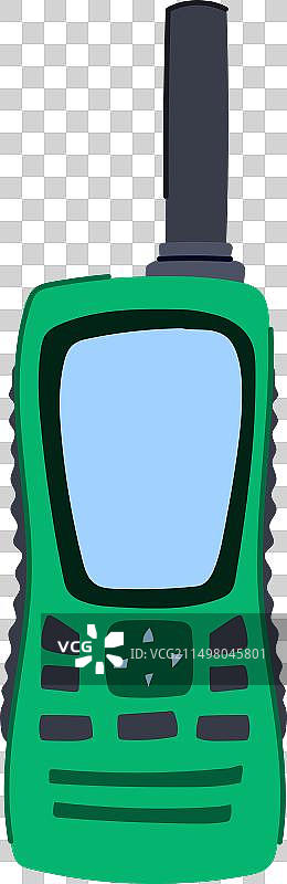 卡通通信卫星电话图片素材