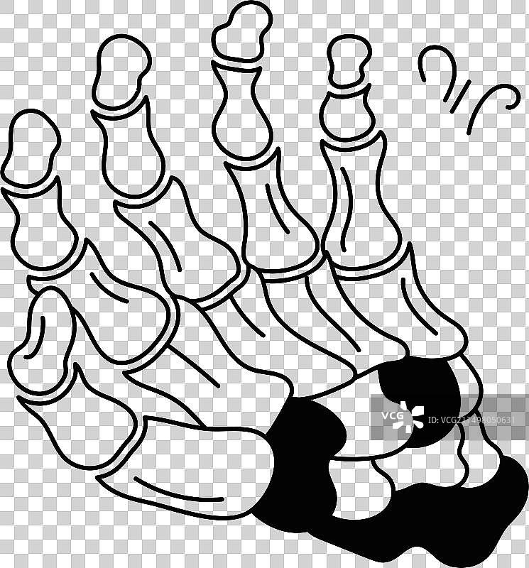 骷髅手腕图片素材