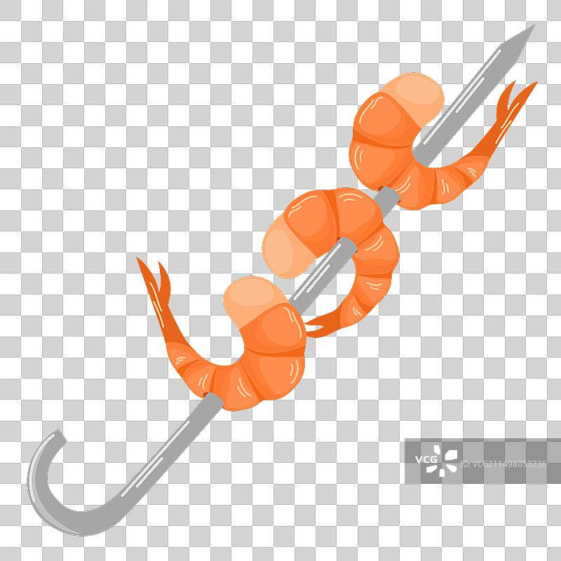 1825烤肉串虾图片素材