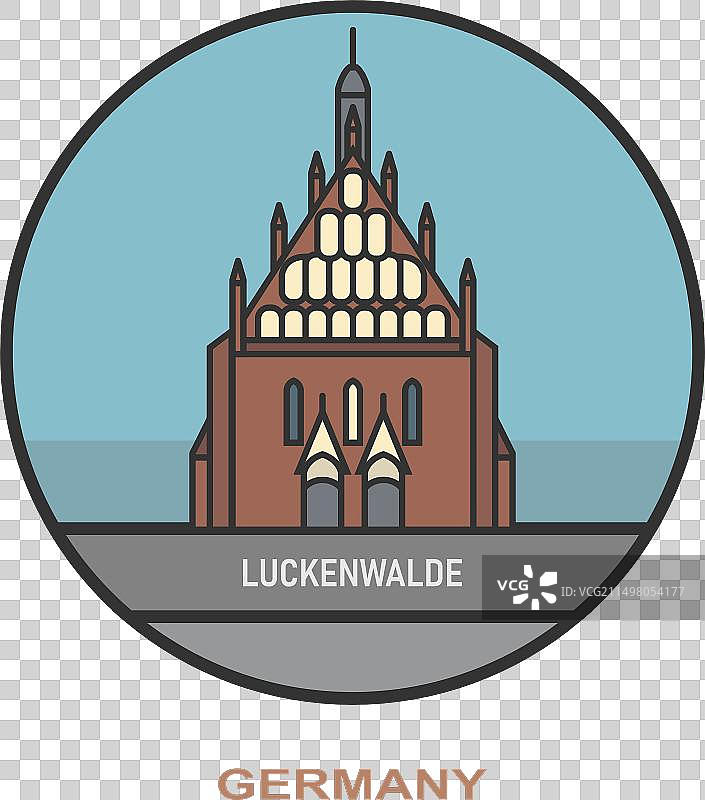 德国城镇卢肯瓦尔德图片素材