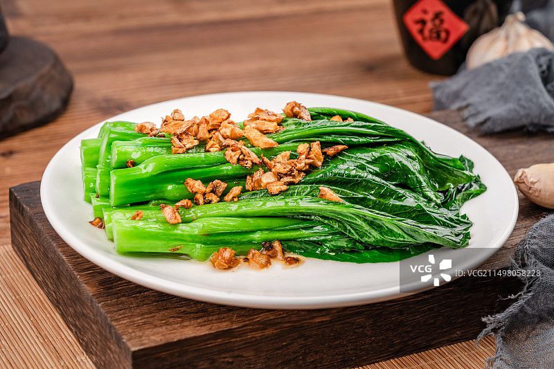 白灼广东菜心图片素材