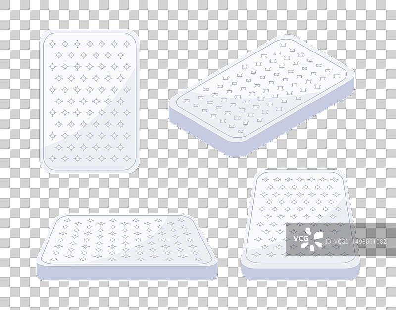 双人床垫图片素材