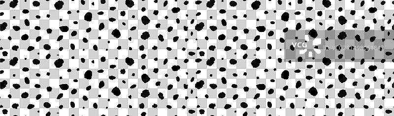 达尔马提亚犬动物横向无缝图案图片素材