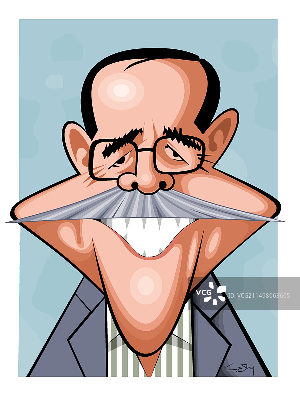 法国物理学家阿兰·阿斯佩的插图图片素材