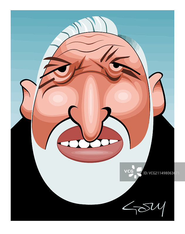 美国物理学家阿瑟·阿什金插图图片素材