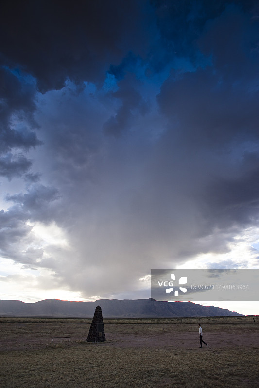 三位一体核试验场归零地，美国新墨西哥州图片素材
