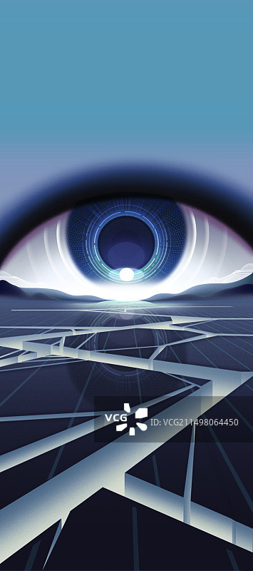 监控概念插图图片素材