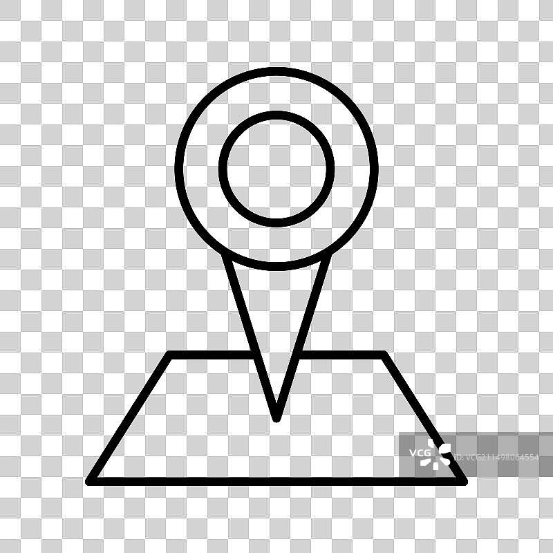 位置图钉图标图片素材