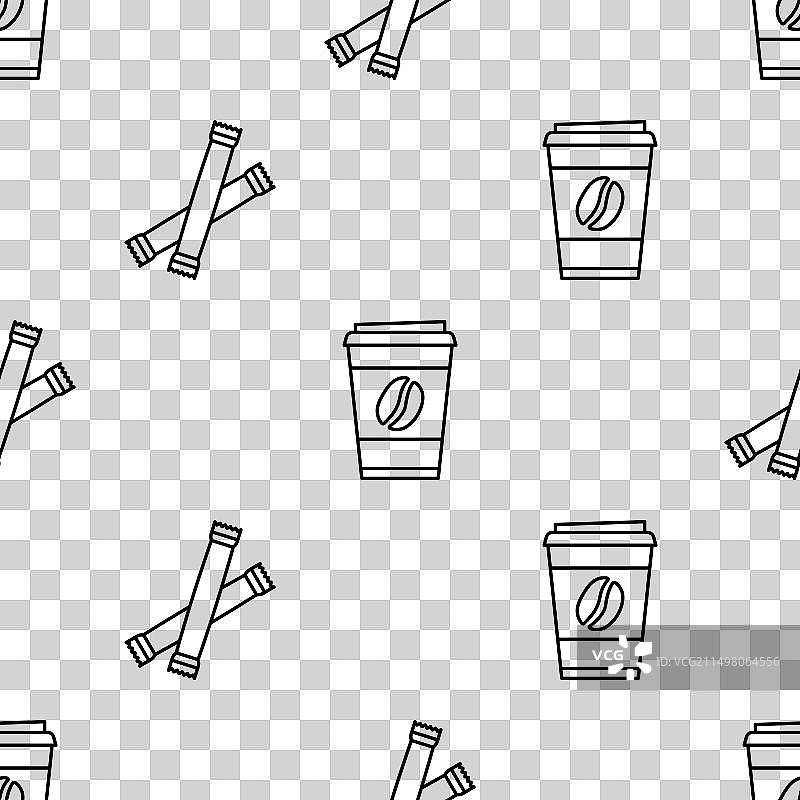 糖棍小包图标无缝图案图片素材