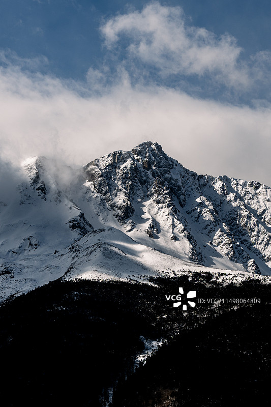 白马雪山图片素材