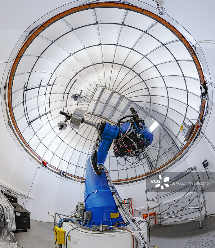 智利T80-南部望远镜内部图片素材