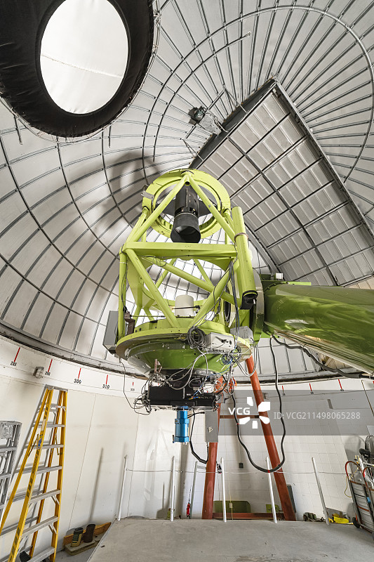 美国亚利桑那州麦格劳-希尔望远镜内部图片素材