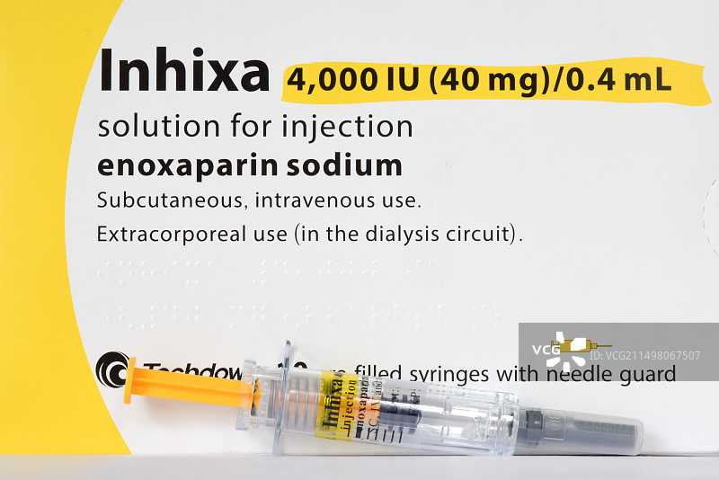 依诺肝素抗凝血药物图片素材