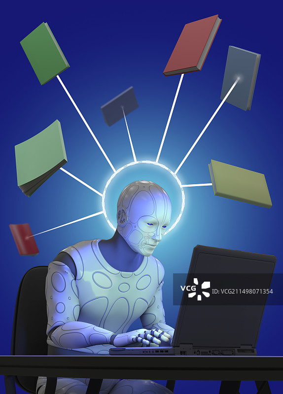 人工智能，概念图解图片素材