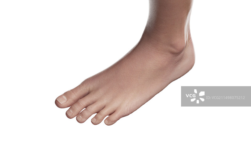 左脚插画图片素材