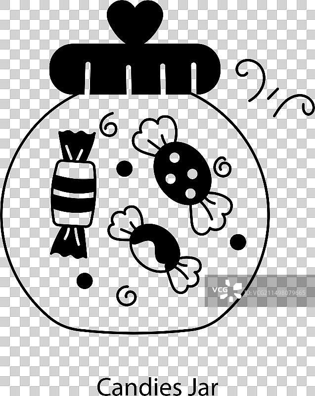 糖果罐图片素材