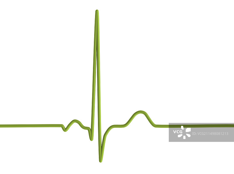 健康心跳节律插画图片素材