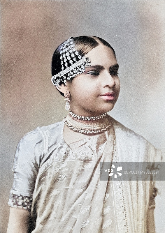 当地印度女人图片素材