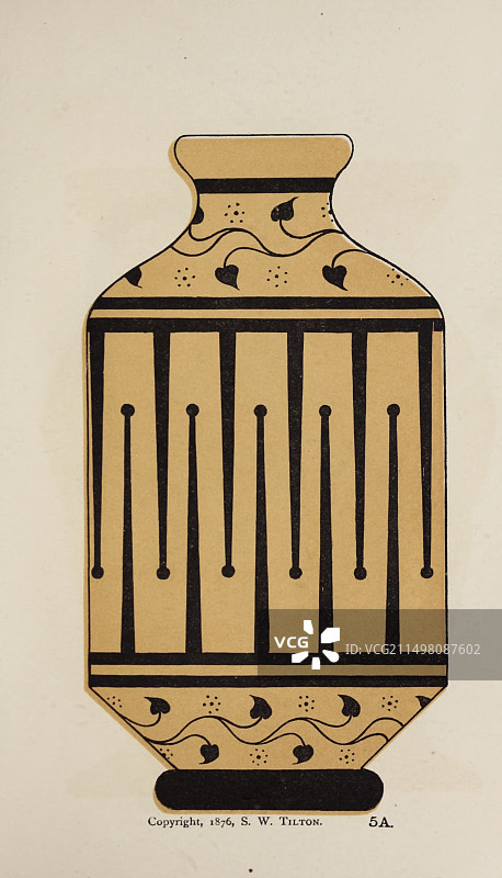 萨克森陶器插画图片素材