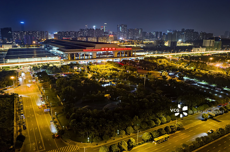 广西南宁市青秀区南宁东站图片素材