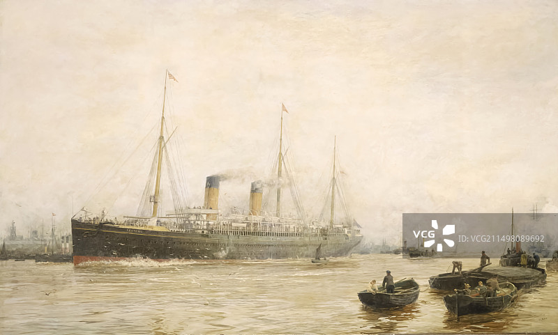 条顿号离开利物浦插画图片素材