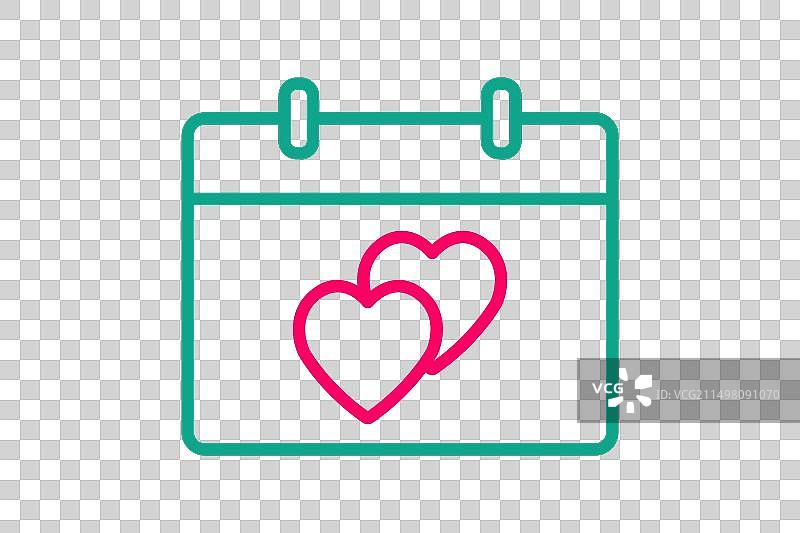 婚礼日历图标图片素材