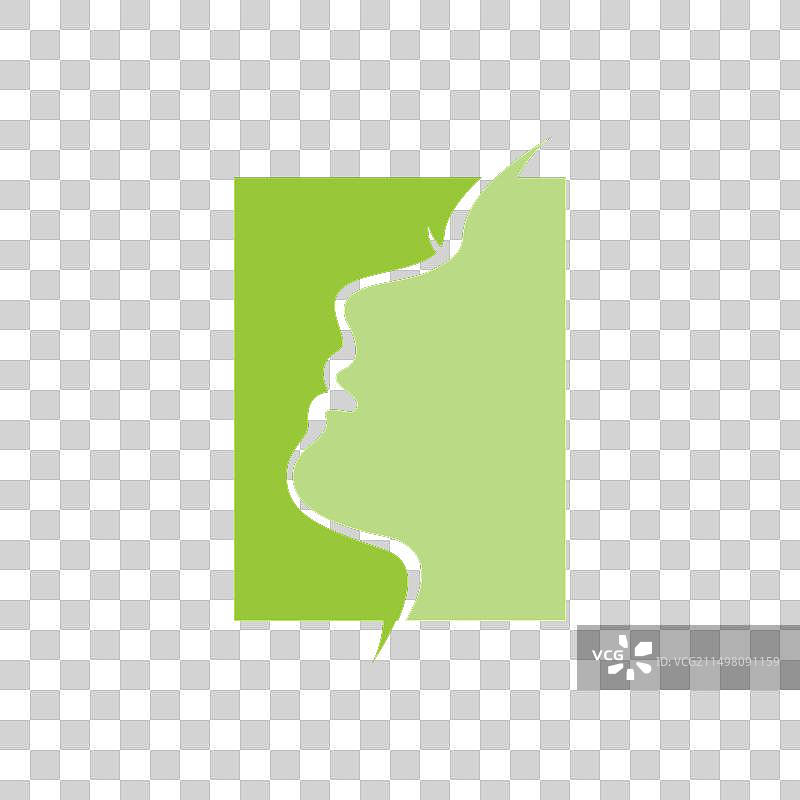 女子头像美容SPA会所标志图片素材