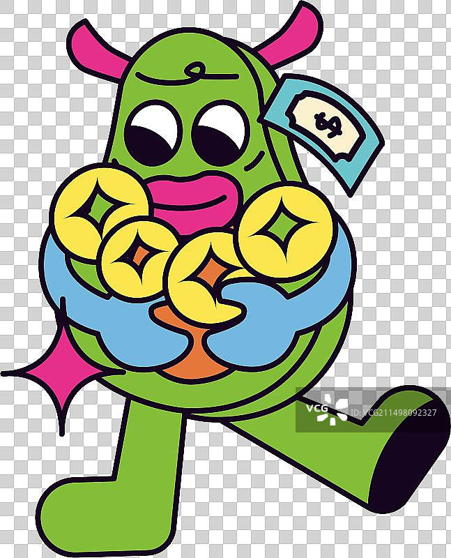 卡通牛油果图片素材