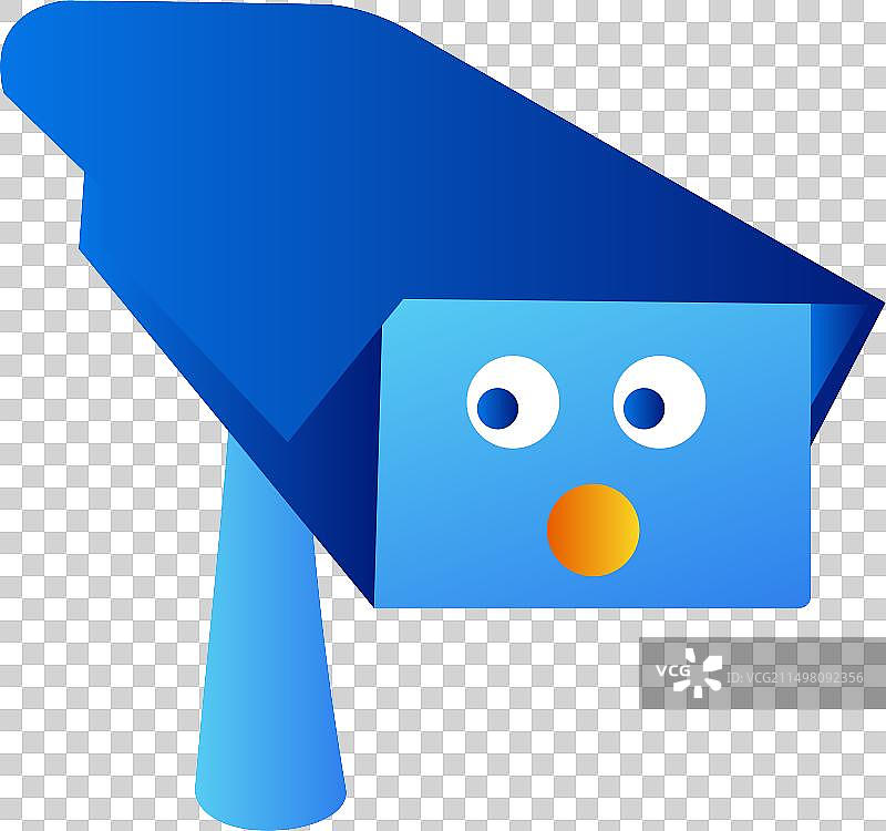 卡通监控摄像头图片素材