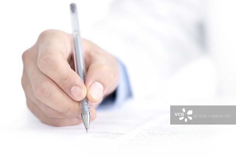 医生做笔记图片素材