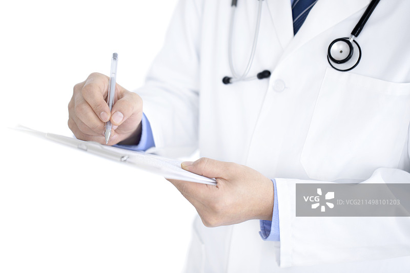 医生做笔记图片素材