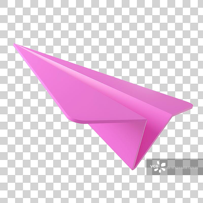 卡通纸飞机三维元素图片素材