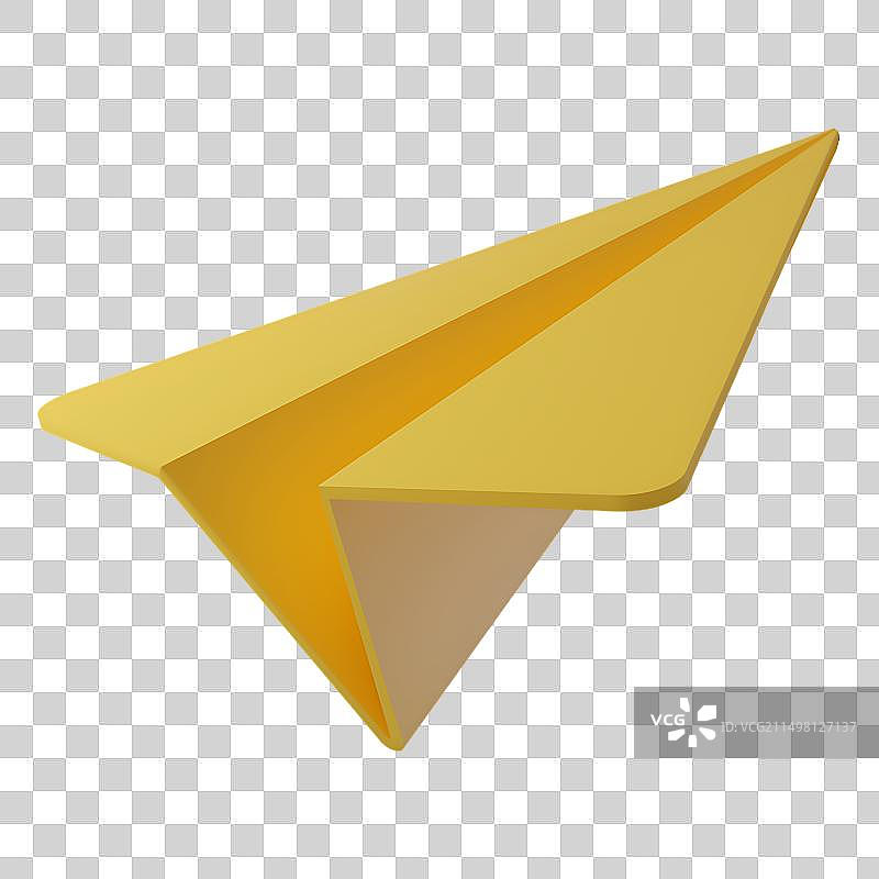 卡通纸飞机三维元素图片素材
