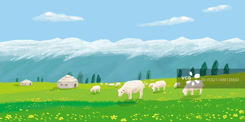 草原风景图片素材