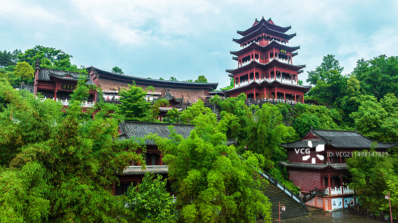 湖北来凤仙佛寺摩崖石刻图片素材