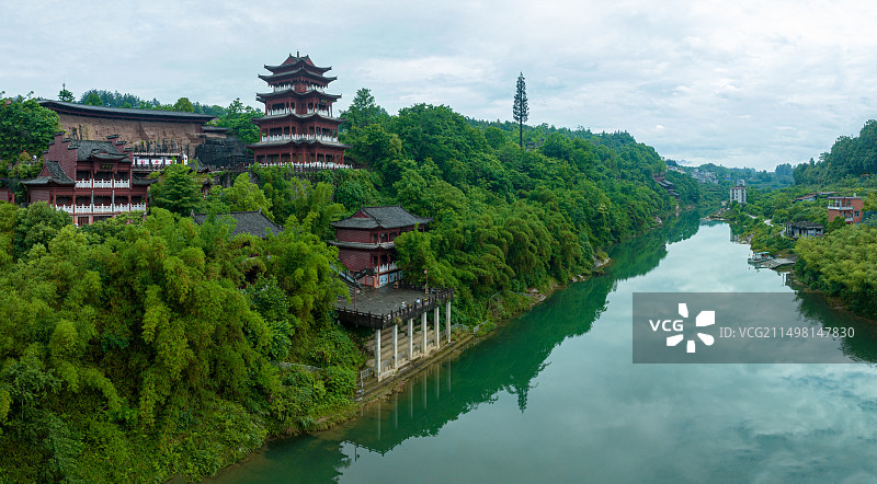 湖北来凤仙佛寺摩崖石刻图片素材
