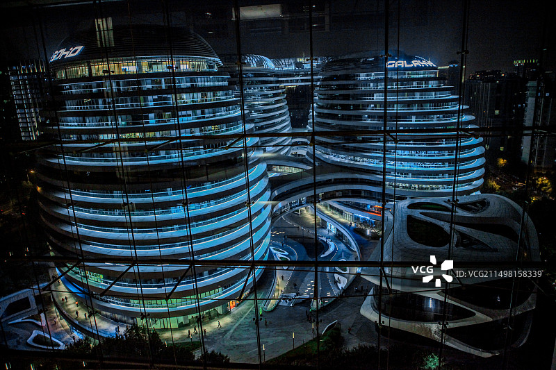 夜晚的银河SOHO图片素材