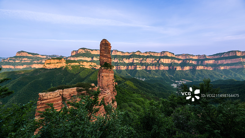 河北赞皇嶂石岩地貌图片素材