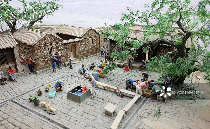 泉州海外交通史博物馆，渔村微缩景观图片素材