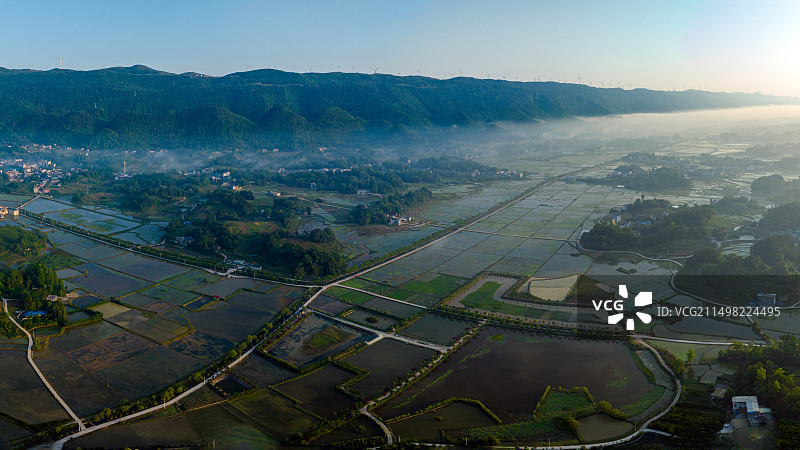 湖北利川南坪田园风光美如画图片素材