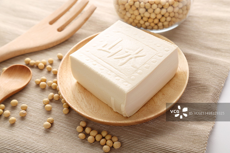 新鲜的山水豆腐图片素材