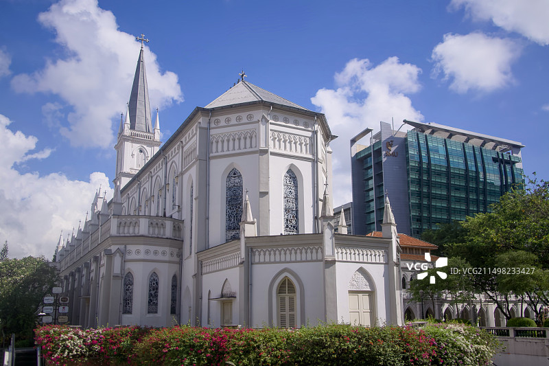新加坡赞美广场教堂图片素材