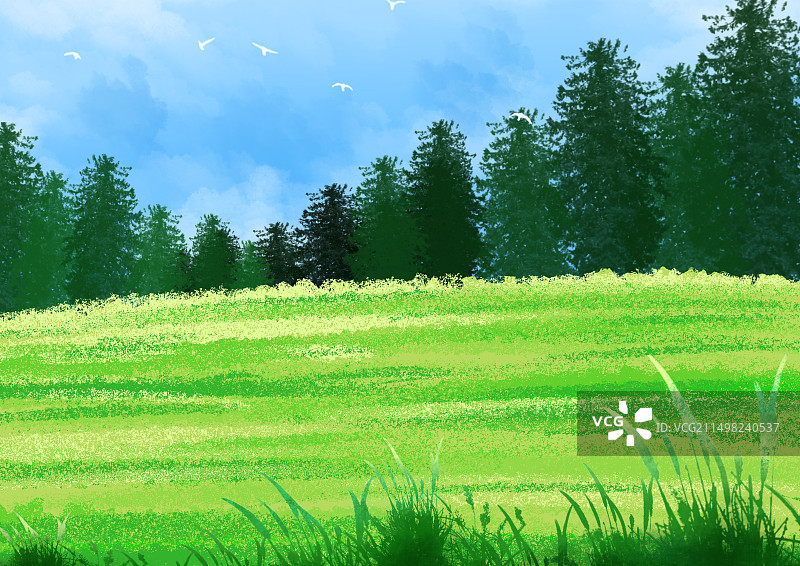 草地风景图片素材