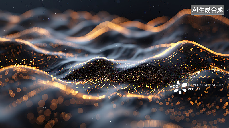 【AI数字艺术】科技背景图片素材