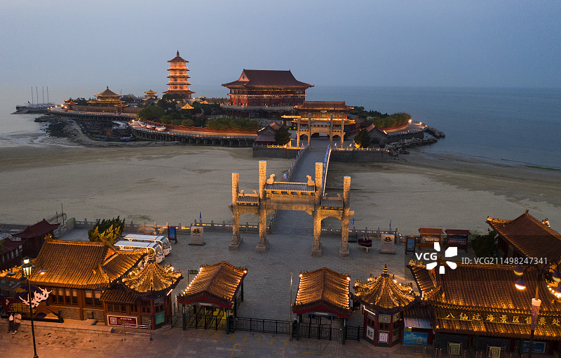 山东省烟台蓬莱阁图片素材