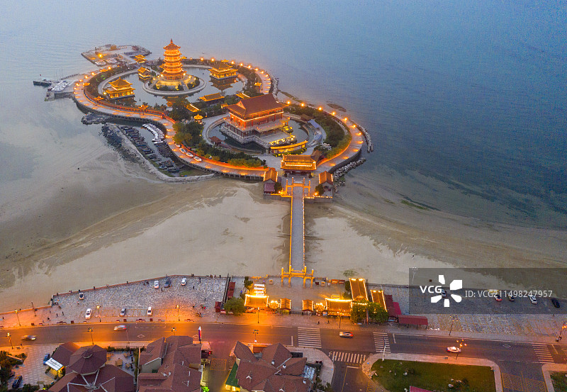 山东烟台蓬莱阁图片素材