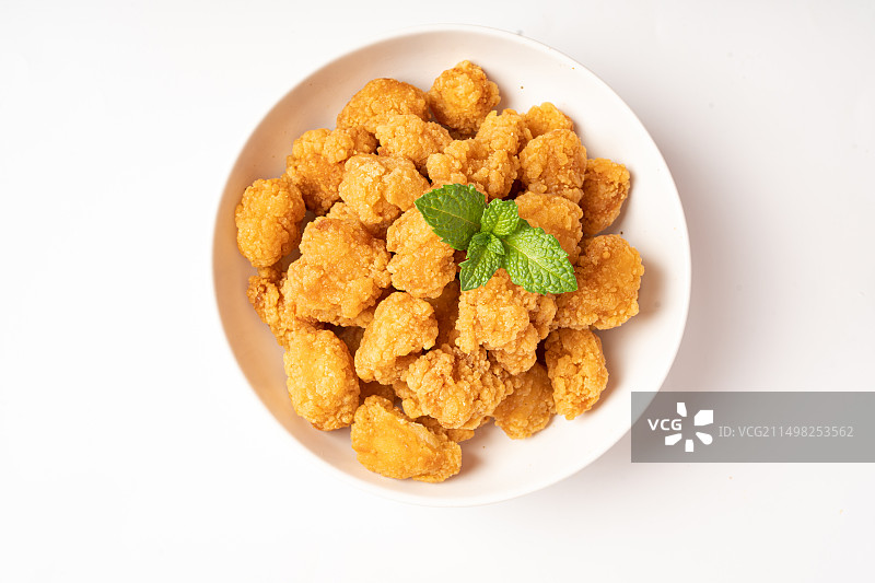 盐酥鸡米花图片素材