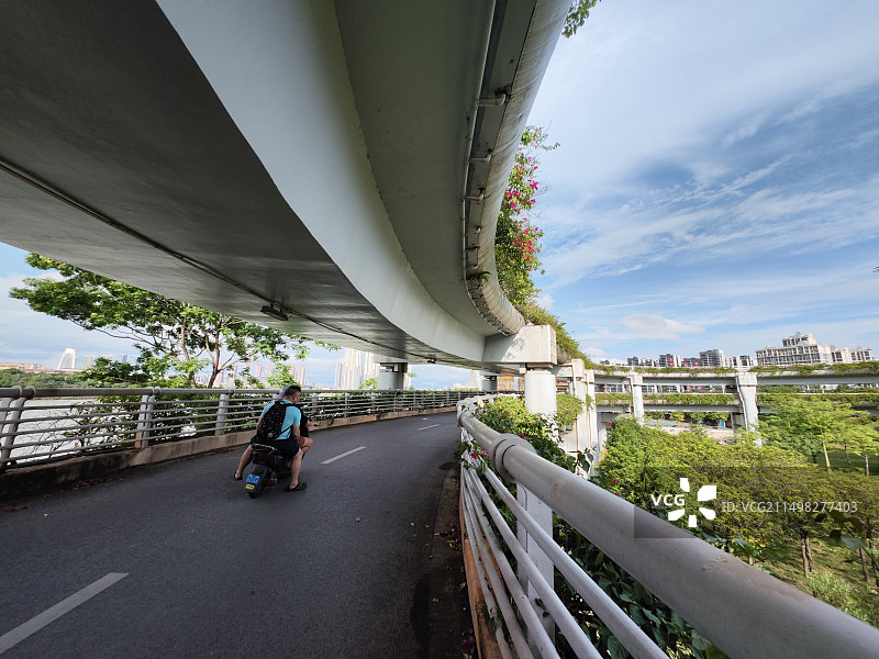南宁良庆大桥景色图片素材