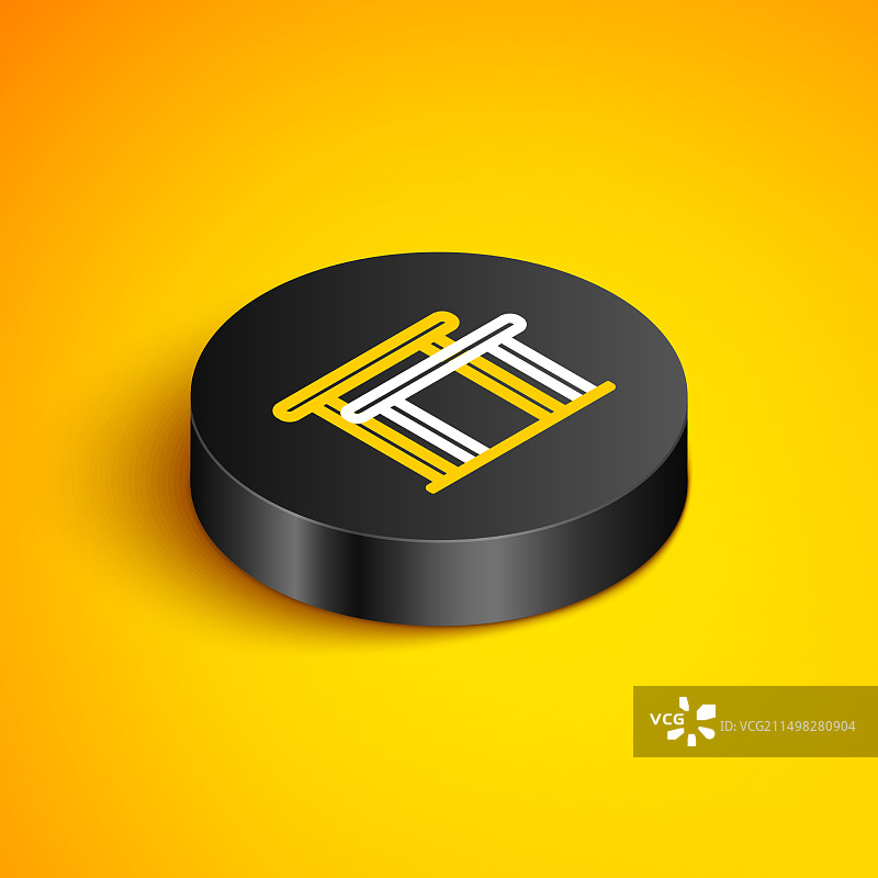 2.5D线条体操器材高低杠图片素材